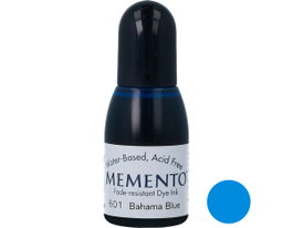 Tsukineko Tinta MEMENTO Azul Bahamas Translúcida 15ml