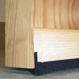 Burcasa Burlete de Madera Adhesivo 91,5cm Roble