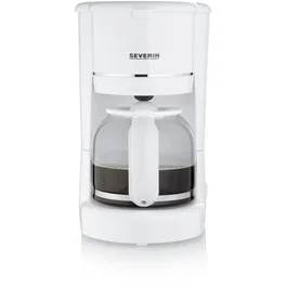 Severin KA4323 Cafetera Filtro 10 Tazas Antigoteo Filtro Permanente Placa Calefactora Blanca