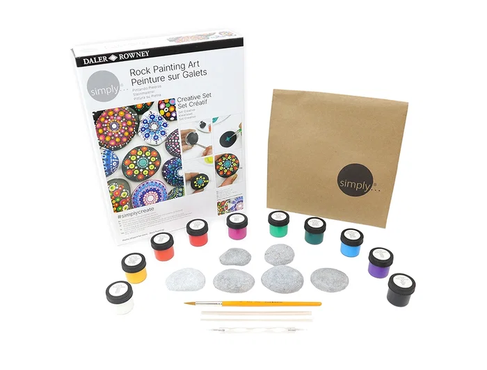 Daler rowney Set de Pintura Simply Creativo Rock para Decoración Artística