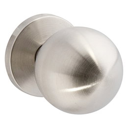HERRAJES ALK Pomo bola de puerta Ø70 de acero inoxidable con espárrago M8x95 mm
