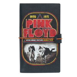 ERIK Cuaderno de Viaje Pink Floyd 19,5x12cm, 2 Cuadernillos 80 Hojas, Bolsillo Tarjetas, Cierre Banda Elástica