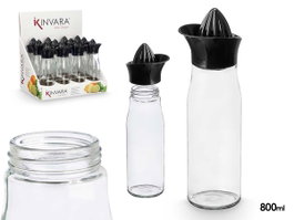 Kinvara Botella Exprimidor Negra