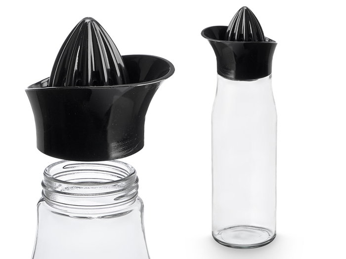 Botella Exprimidor Negra Kinvara 10.5x28.5x7.5 cm 800 ml (Set de 12)