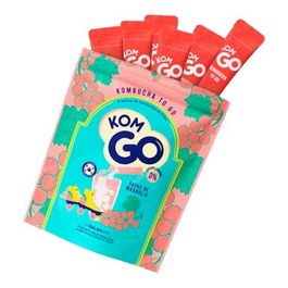 KOMGO Kombucha To Go Sabor Bayas De Magnolia - 6 Sticks Sobres