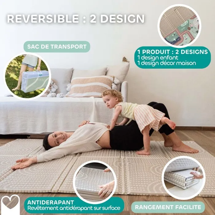 Beaba - Colchoneta de actividades XXL Play Life Arch BEA3384349150747