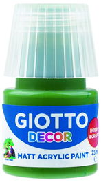 Pintura Acrilica Giotto 25 Ml (Bote) Verde Bosque (Set de 6)