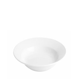 Oyv Plato Hondo 22 cm - Porcelana - Blanco - Diámetro 22 cm - Vajilla Clinic (Set de 24)