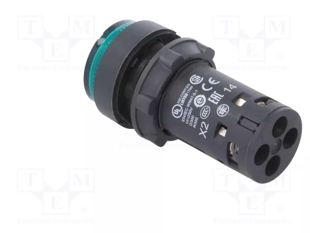 SCHNEIDER ELECTRIC Interruptor de presión Harmony XB7 22mm Verde LED 230V NA