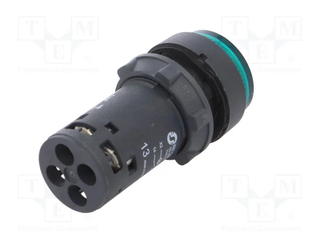 SCHNEIDER ELECTRIC Interruptor de presión Harmony XB7 22mm Verde LED 230V NA