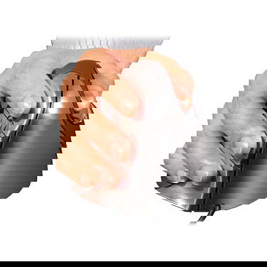 Evoluent BakkerElkhuizen4 Ratón Vertical Ergonómico Derecho, Láser, 2600 DPI, 6 Botones Programables, Negro/Gris/Plata