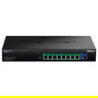 TRENDnet TPE-BG5091 Switch PoE++ 9 Puertos 2.5G con SFP+ 10G y 480W - Conmutador de Red con 8 Puertos RJ-45 y 1 Ranura SFP+ para Montaje en Rack