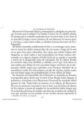 Cesar Borgia. Antologia De Relatos