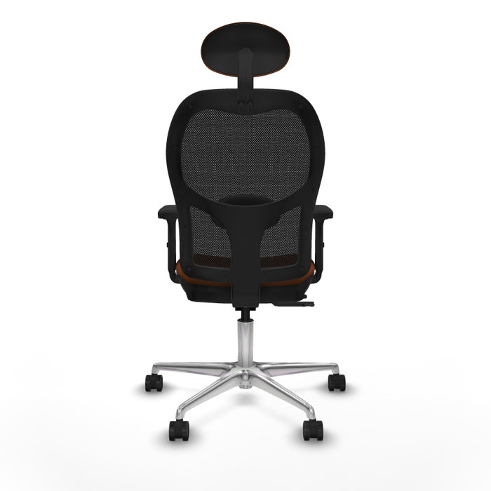 PIQUERAS Y CRESPO Silla de oficina Jorquera con mecanismo Sincro/Traslack Marrón y Negro