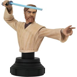 DIAMOND SELECT Star Wars Clone Wars Busto Obi-Wan 15cm Edición Limitada