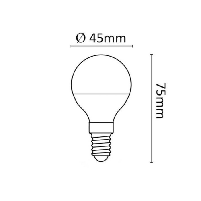 Asalite Bombilla LED E14 6W 510Lm 3000K IP20