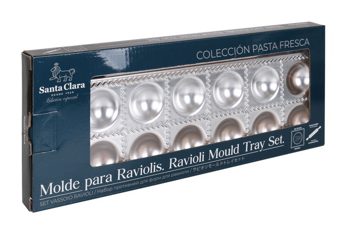 Santa Clara Molde Raviolis Redondo con Rodillo 35 x 11.2 x 2 cm (2 Unidades)
