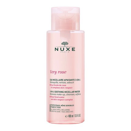 Nuxe Very Rose 3 en 1 Agua Micelar Calmante e Hidratante 400 ml Nuxe Very Rose 3 en 1 Agua Micelar Calmante e Hidratante 400 ml