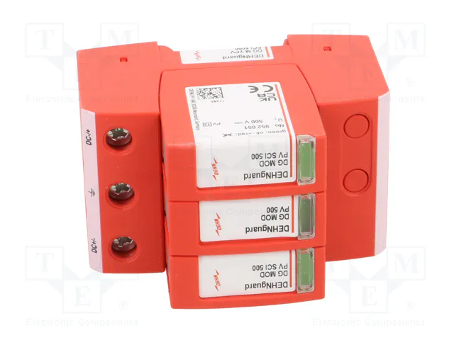 DEHN DEHNguard M YPV SCI 1000 3P Limitador de Sobretensiones DC Tipo II 3 Polos