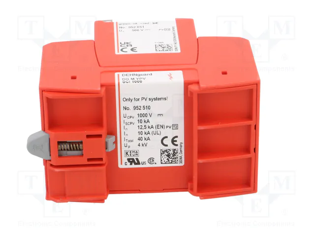 DEHN DEHNguard M YPV SCI 1000 3P Limitador de Sobretensiones DC Tipo II 3 Polos
