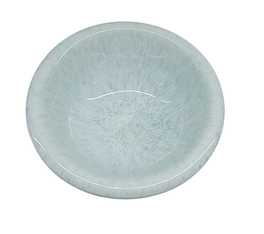 DKD Home Decor Plato de Gres Esmaltado Azul Celeste Jewel Green 25