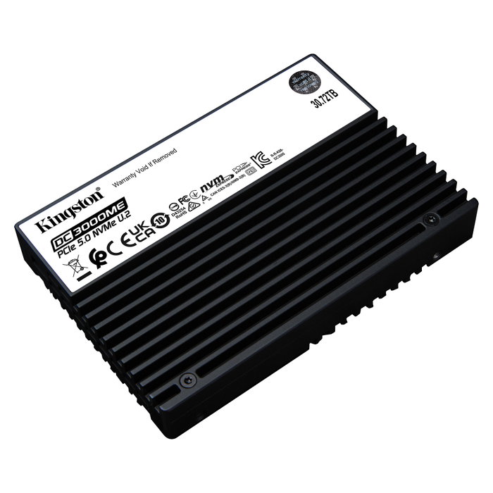 Kingston DC3000ME 30.72TB U.2 PCIe 5.0 NVMe TCG Opal Enterprise SSD