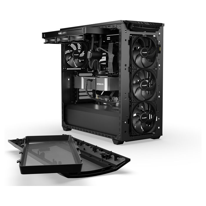 be quiet! SHADOW BASE 800 Black Midi Tower PC Negro