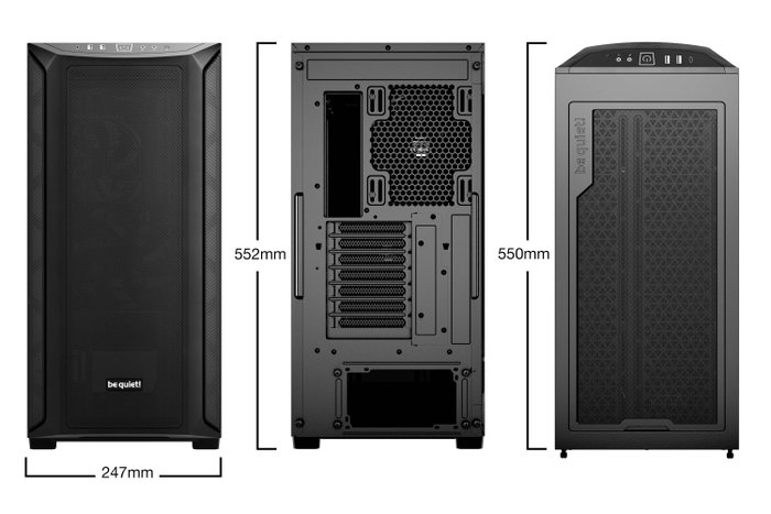 Be Quiet! Shadow Base 800 Black