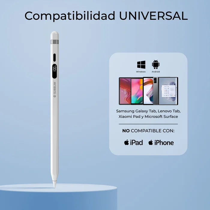 Subblim NoteFlow Pencil Blanco SUBPEN-UN0001 Subblim NoteFlow Pencil Blanco SUBPEN-UN0001