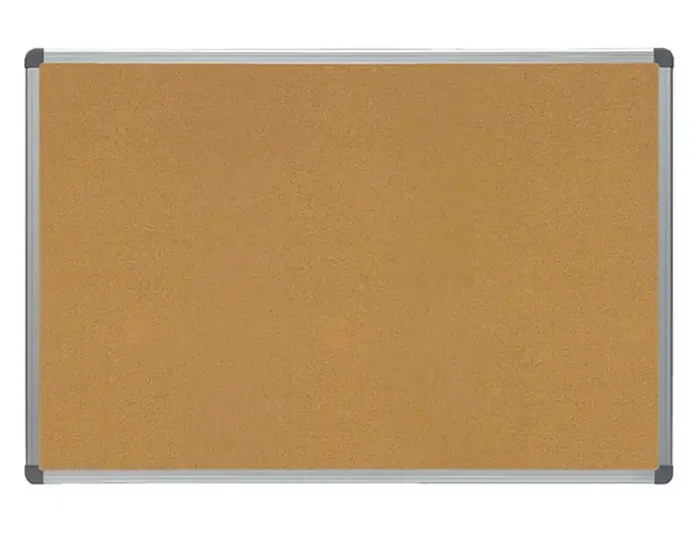 Rocada Pizarra de corcho natural con marco de aluminio 60x90 cm