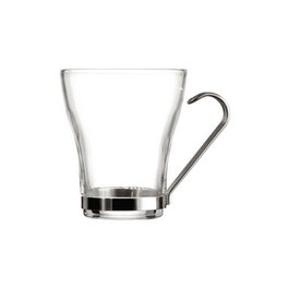 ARC Punch Taza de Vidrio - 20 cl (9.5 cm Alto x 8 cm Diámetro) (Set de 3)