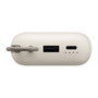 Xiaomi Power Bank 10000 mAh con cable USB-C integrado, 22,5W, Beige