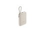 Xiaomi Power Bank 10000 mAh con cable USB-C integrado, 22,5W, Beige