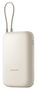 Xiaomi Power Bank 10000 mAh con cable USB-C integrado, 22,5W, Beige