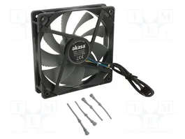 Akasa AK-FN109 Ventilador Axial 120x120x25mm Gris/Negro