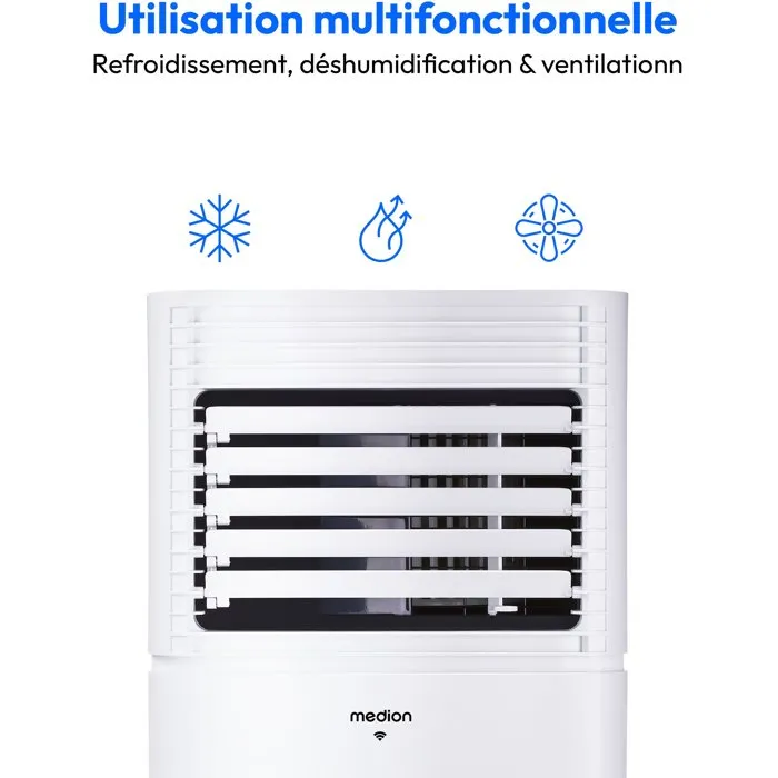 Medion P901 Aire acondicionado portátil inteligente 9000 Btu