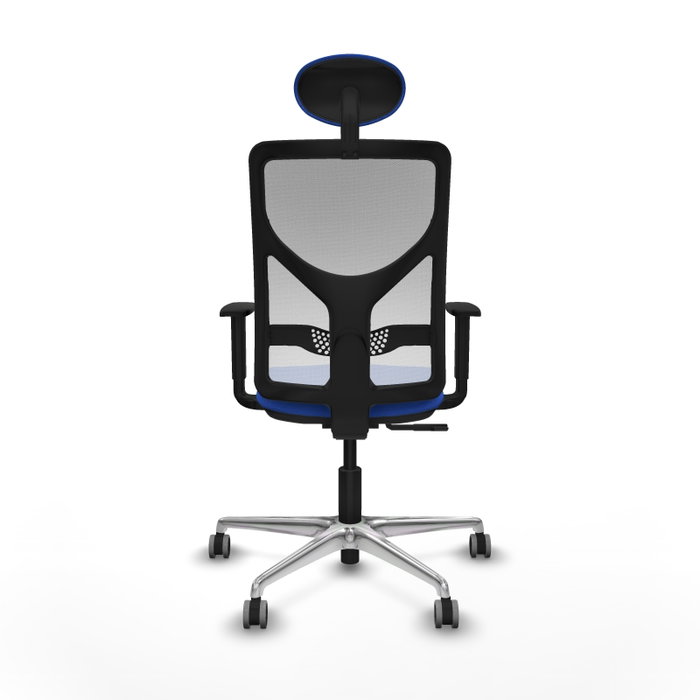 PIQUERAS Y CRESPO Silla de oficina Motilla con mecanismo Sincro, Azul y Blanco PIQUERAS Y CRESPO Silla de oficina Motilla con mecanismo Sincro, Azul y Blanco