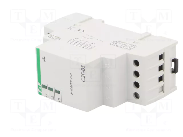 F&F CZF-BS-TRMS Relé de monitorización de tensión 3 x 400V AC SPDT