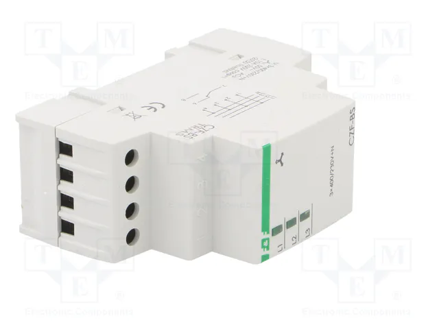 F&F CZF-BS-TRMS Relé de monitorización de tensión 3 x 400V AC SPDT