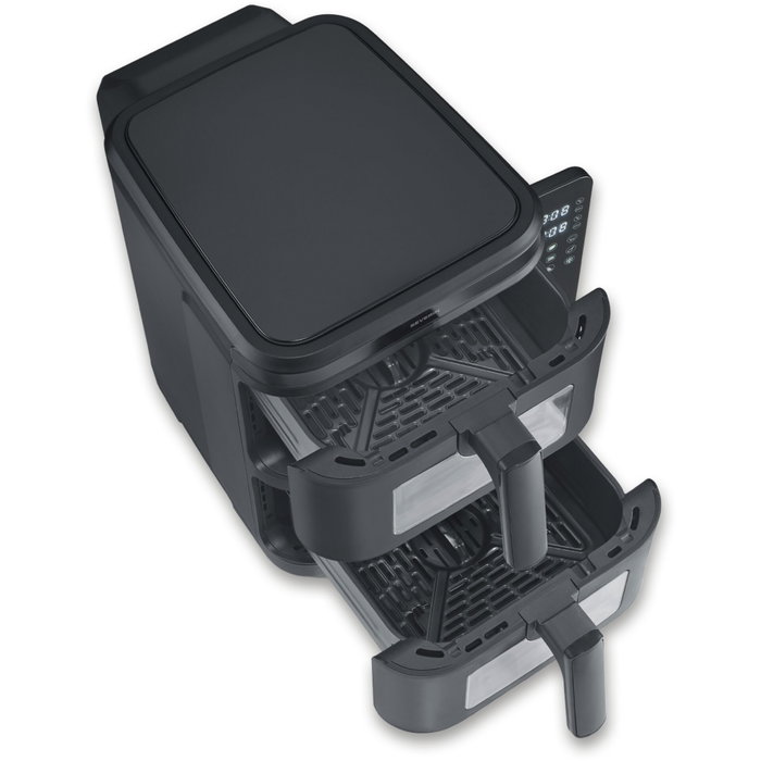 Severin FR 2468 S-Fry Duo Stack Freidora de aire con Doble Cesta de 5,5 L