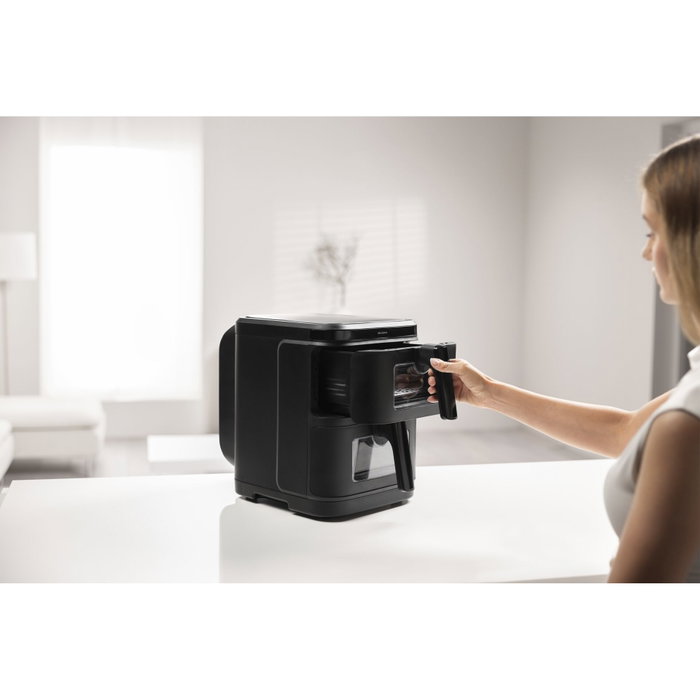 Severin FR 2468 S-Fry Duo Stack Freidora de aire con Doble Cesta de 5,5 L