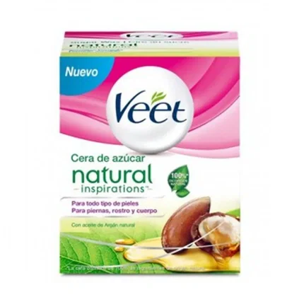 Veet Cera Tibia Natural con Aceite de Argán 250 ml Veet Cera Tibia Natural con Aceite de Argán 250 ml