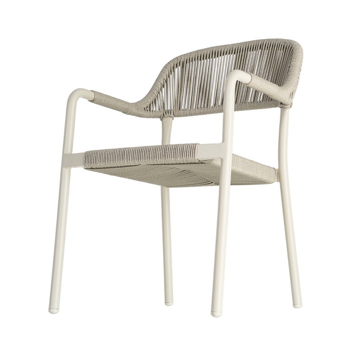 Silla Apilable Aluminio-Rattán Exterior 57 X 61 X 82 cm (Set de 2) Silla Apilable Aluminio-Rattán Exterior 57 X 61 X 82 cm (Set de 2)