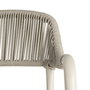 Silla Apilable Aluminio-Rattán Exterior 57 X 61 X 82 cm (Set de 2)