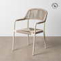 Silla Apilable Aluminio-Rattán Exterior 57 X 61 X 82 cm (Set de 2)