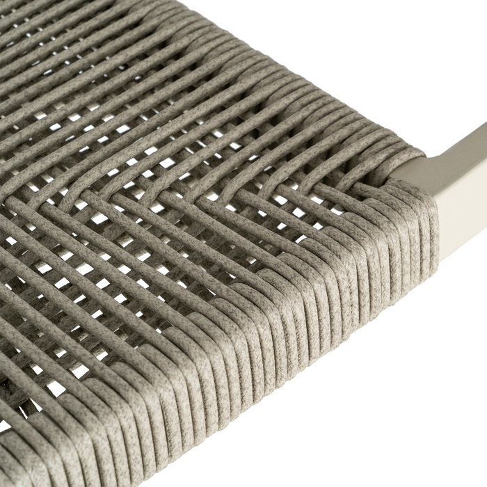 Silla Apilable Aluminio-Rattán Exterior 57 X 61 X 82 cm (Set de 2) Silla Apilable Aluminio-Rattán Exterior 57 X 61 X 82 cm (Set de 2)