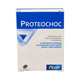PILEJE Proteochoc 12 Cápsulas con Porphyral HSP para protección celular