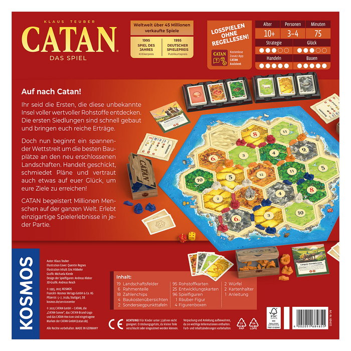 KOSMOS CATAN - Das Spiel (Spiel des Jahres 1995, German Edition)
