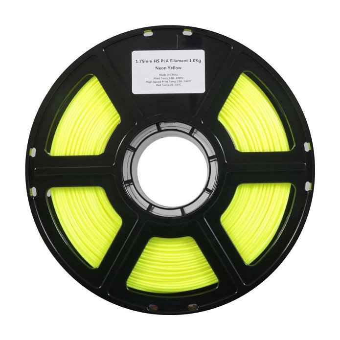 Flashforge PLA High Speed 1,75mm Amarillo Neón 1kg Flashforge PLA High Speed 1,75mm Amarillo Neón 1kg