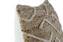 DKD Home Decor Yute23 Cojín Natural Poliéster Bordado 2 Unidades 50 x 15 x 50 cm